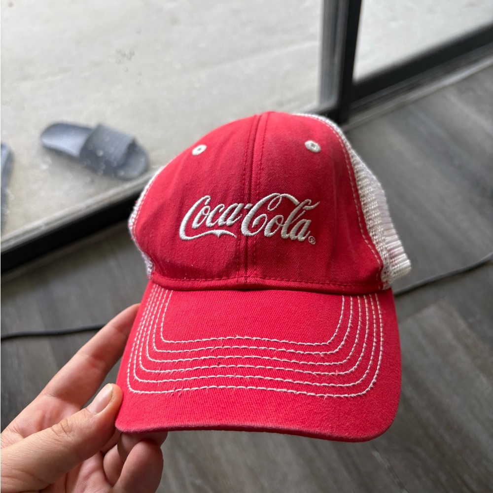 Coca-Cola Red Cap with White Mesh